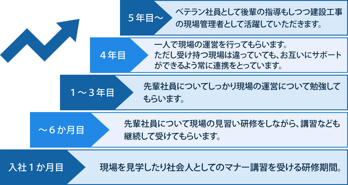 入社～５年目以降のキャリアプラン